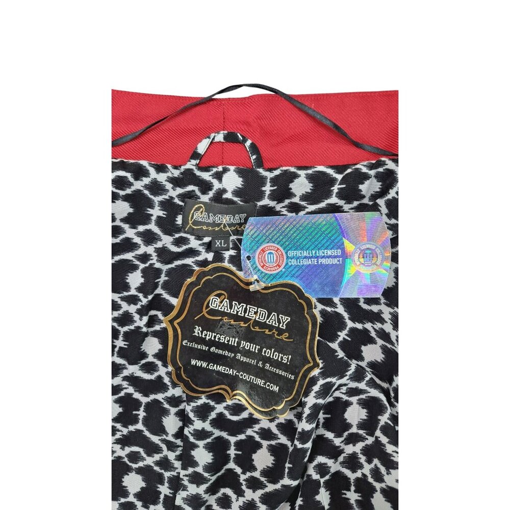 Oklahoma Sooners OU Women Red Blazer Gameday Couture XL College New With Defect - Picture 5 of 8
